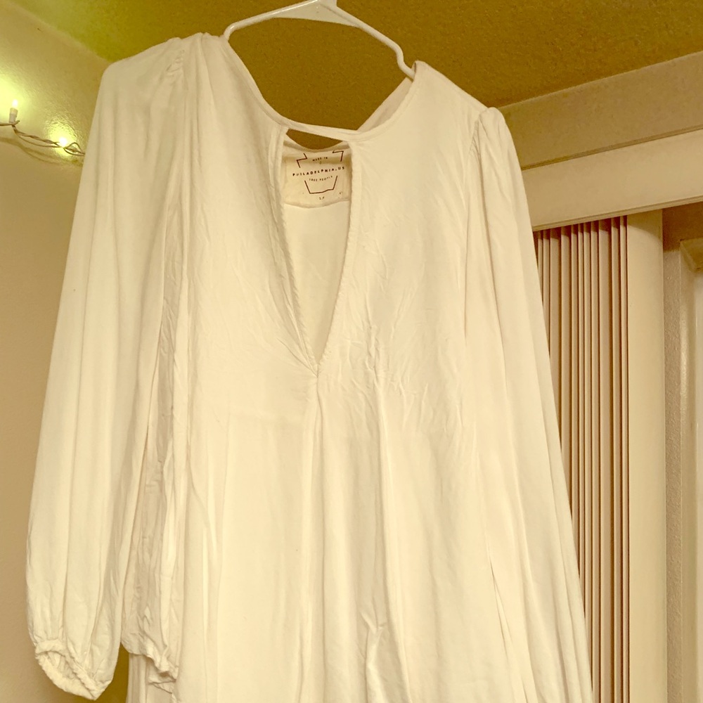 Free People • White Mini Dress • Small
